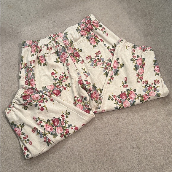 NWT Anthropologie Daily Practice Zola Jogger Printed Edition: Neutral Floral, XL - Picture 10 of 13